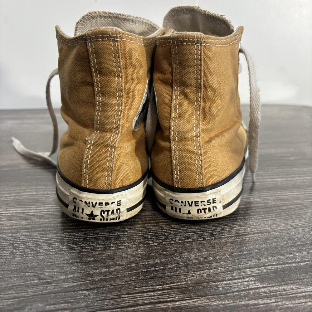Converse Shoes Mens Size 4 Brown Canvas Chuck Taylor All Star High Top Sneaker
